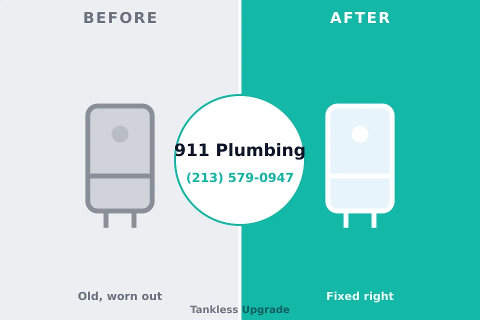 Before and after: plumbing repair Lawrenceville, VA